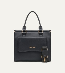 Resim Milena Siyah E. Deri Bebek Çantası 