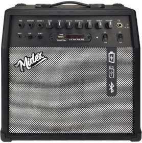 Resim MGA-50USB-BT Elektro Gitar Amfisi 50 Watt USB Bluetooth Şarjlı 4 Girişli 