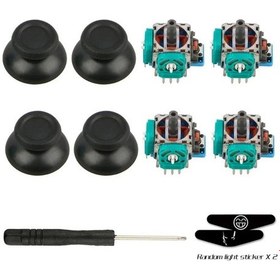 Resim Veri Kurbağa Analog Joystick Ps4 Denetleyici Kolları Playstation 4 İçin Yedek 2 Joysticks 