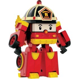 Resim Sesli ve Işıklı Robocar Poli Büyük Transforming Robot Roy 