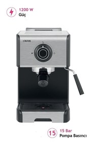 Resim Altus Dahili Süt Köpürtme 15 bar Al 4933 Es Espresso Makinesi 