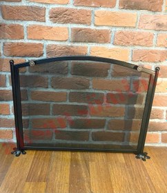 Resim Çiçek Ayaklı Şömine Siperliği 