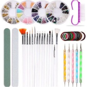 Resim Epilons Ocean Profesyonel Tırnak Sanat Desen Seti 