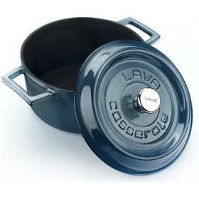 Resim Lava Döküm Yuvarlak Tencere (Ø)20 cm. 