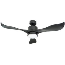 Resim Alsanfan Kozan Siyah Aydınlatmalı Uzaktan Kumandalı Tavan Vantilatörü 132CM 