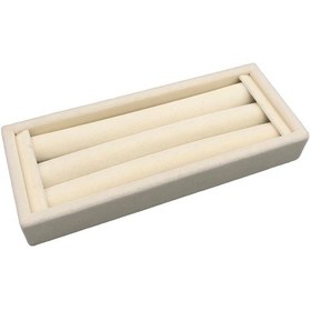 Resim Yerli Üretim Ufak Boy Süet Kumaş Krem Renk 18 / 7 Cm Rulo Çekmec Krem 