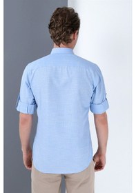 Resim G681 Dewberry Erkek Gömlek-açık Mavi Açik Mavi 