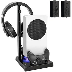 Resim Xbox Series S Host Soğutma Braketi Kolu Şarj Tabanı İçin Iplay Siyah 