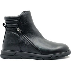 Resim Greyder 32681 Kadın Siyah Hakiki Deri Günlük Bot-684 Siyah 