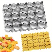 Resim 1 Set 6 Mini Balık Kurabiye Kalıpları ve Kesme Bıçakları, Balık Kurabiye Kesme Araçları, Balık Şeklinde Yiyecek Atıştırmalık Pişirme Kalıbı 