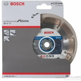 Resim Bosch - Standard Seri Taş İçin Elmas Kesme Diski - 115 X 22,23 X 1,6 X 10 Mm 