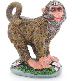 Resim HERŞEYBURDAMODA Polyester Tekli Maymun 019-338 