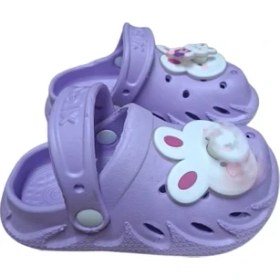 Resim Myshoes Hareketli Figürlü Kız Çocuk Crocs Model Terlik Sandalet 