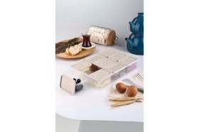 Resim Daisy Home Mithra Life 8 Adet Krem Kapaklı Kahvaltılık Seti Saklama Kabı MIT1164 