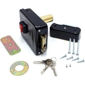 Resim Elektrikli Kapı Otomatı (Otomatsan Siyah Renkli) 