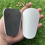 Resim 2 Adet Futbol Temalı Cosplay Kaval Koruyucu Hafif Dekoratif Bacak Manşeti, Parti ve Kostüm için Beyaz Siyah Tasarım, Rahat ve Çok Amaçlı 