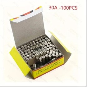 Resim Trendooze 100 Adet 5x20mm Cam Tip Hızlı Sigorta 0.2a-30a Arası Amperaj, Kırmızı 