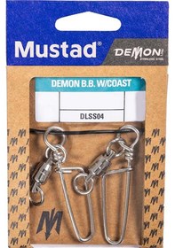 Resim Mustad Demon Bilyalı Klipsli Fırdöndü Dlss004 No:6 - 2li 