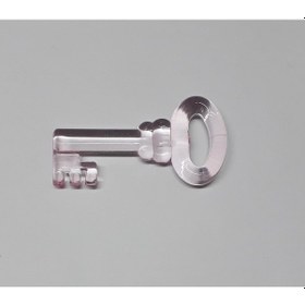 Resim Akrilik Pembe Anahtar Konsept, Hediyelik Süsleme Bebek Şekeri 25 Adet Pembe 