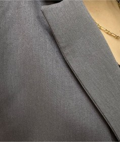 Resim BE ATÖLYE BUTİK Kadın Astarlı Blazer Ceket Düğmesiz Yan Cep Dantel Detaylı Çıtçıt Kollu 