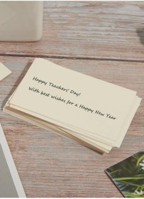 Resim Happy Notes Boş Kelime Kartları Etiket 5X8cm 500 Adet Boş Kart Boş Kartvizit 