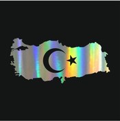 Resim Hologram Renk Türkiye Haritası 18 CM 