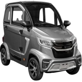 Resim Volta Elektrikli Araç Gümüş Gri 250 Kg Taşıma Kapasitesi ve 4 Tekerlek ile Modern Tasarım 