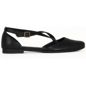 Resim Bueno Shoes Siyah Deri Kadın Düz Babet 01WE2901 01WE2901 