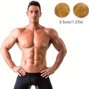 Resim 60 Adet Erkekler İçin Spor Göğüs Bezi, Maratonlar, Günlük Egzersiz ve İş Kullanımı İçin Uygun, Göğüste Çıkıntıyı Önleyen, Yazlık Görünmez Tek Kullanımlık Nipel Yaması 