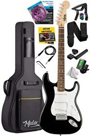Resim Midex RPH-30WB Gül Klavye Strat Kasa SSS Elektro Gitar Seti 