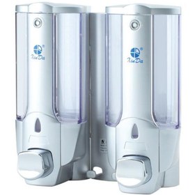 Resim Omnipazar Xinda ZYQ138SG Sıvı Sabun ve Şampuan Dispenseri 2'li Silver 2x380 ml 