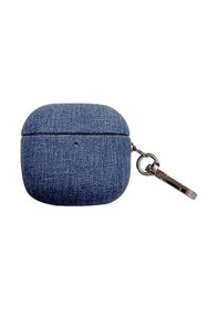 Resim Pıılı Apple Uyumlu AirPods 4.nesil Kumaş Case Kulaklık Kılıfı Mavi 