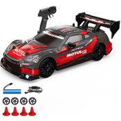 Resim 1:24 Yüksek Hızlı Rc Drift Araç Arabalar Mustang 4wd Uzaktan Çok Renkli 