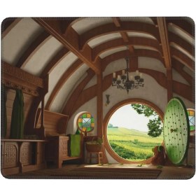 Resim Xiaoai Güzel Köy Mouse Pad 7x8.6 Inç Kaymaz Ka Tabanlı Kablosuz Fare Bilgisayarlar Dizüstü Ofis Için Dayanıklı Malzemeler (Yurt Dışından) 