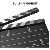Resim Jeemson Siyah Akrilik & 43 Ahşap Film Klapboard - İngilizce Model 4 - 30x24.5x1.8cm 