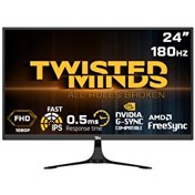 Resim Twisted Minds TM24FHD180IPS 24" FHD 180 Hz 0.5 ms HDMI DP HDR10 Fast IPS Çerçevesiz Gaming Monitör 