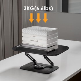 Resim Kitap Standı Okuma İçin, 360° Dönebilir, Katlanabilir Ahşap Kitap Tutucu 