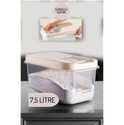 Resim 12+2 Adet Reagan Tablet ve Deterjan Saklama Kutusu 7.5 lt Krem 