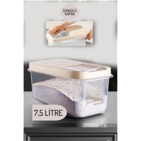 Resim 12+2 Adet Reagan Tablet ve Deterjan Saklama Kutusu 7.5 lt Krem 