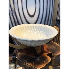 Resim Krd Home Ecr-01 Tek Kulplu Ahşap Salata Kasesi 