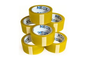 Resim Neox Şeffaf Koli Bandı 6 Adet 100'ER Metre 