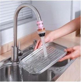 Resim Ozcmax 6 Katmanlı Musluk Ucu Filtreli Su Tasarruflu Hijjenik Musluk Başlığı 