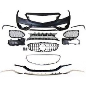 Resim Mercedes W212 E63 Amg Ön Tampon Ve Panjur Seti 