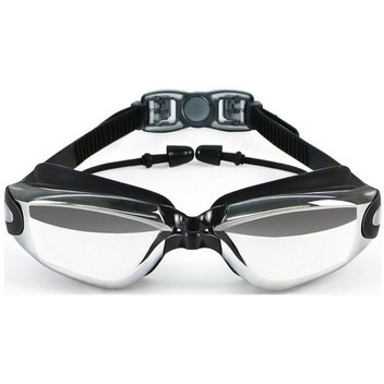 Haizid Çocuk Hd Boz Karşıtı Su Geçirmez Yüzme Gözlüğü Siyah