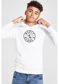 Resim Tshirthane Ozark Marty Byrde's Logo Beyaz Çocuk 3ip Kapşonlu Sweatshirt 001 Beyaz 