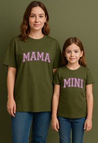 Resim SVART WEAR MAMA MINI Anne Kız Kombin Tişört Takımı T-Shirt Twin Anne Kız Çocuk Oversize MAMA MINI (TEKLİ FİYAT) 