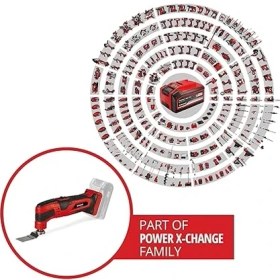Resim Akülü Raspalama Makinesi Tc-Mg 18 Li-Solo Power X-Change (Li-Ion, 18 V, Manyetik Alet Tutucu, Hız Kontrolü, Aksesuarlar Dahil, Akü ve Şarj Cihazı Dahil Değildir) - 4465170 