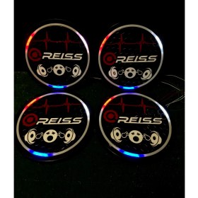 Resim 20CM Pixel Kayar Ledli Midrange Kapağı Reıs Yazılı Özel Tasarım 4 Adet 20CM Kayar Ledli + Kumanda 