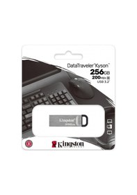 Resim KINGSTON 256GB DataTraveler Kyson DTKN/256GB USB 3.2 METAL BELLE 
