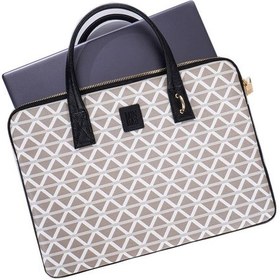 Resim Minbag Marin Laptop Çantası 13 Inch Krem 